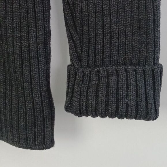 Prada Gray Wool Ribbed Turtleneck Sweater. - Picture 8 of 9